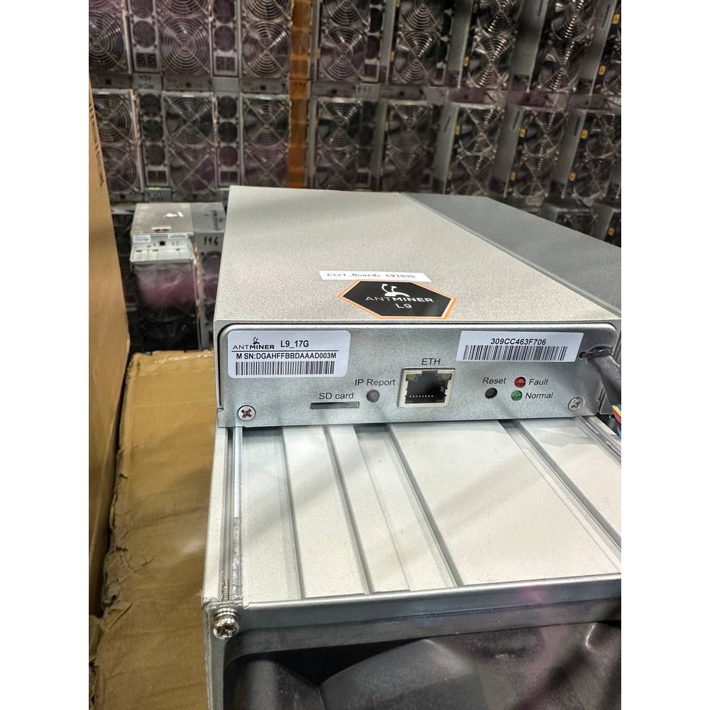 Bitmain Antminer L9 17 GH/s Scrypt Miner – Boxed, Warranty Bitmain ASIC bitcoin miner