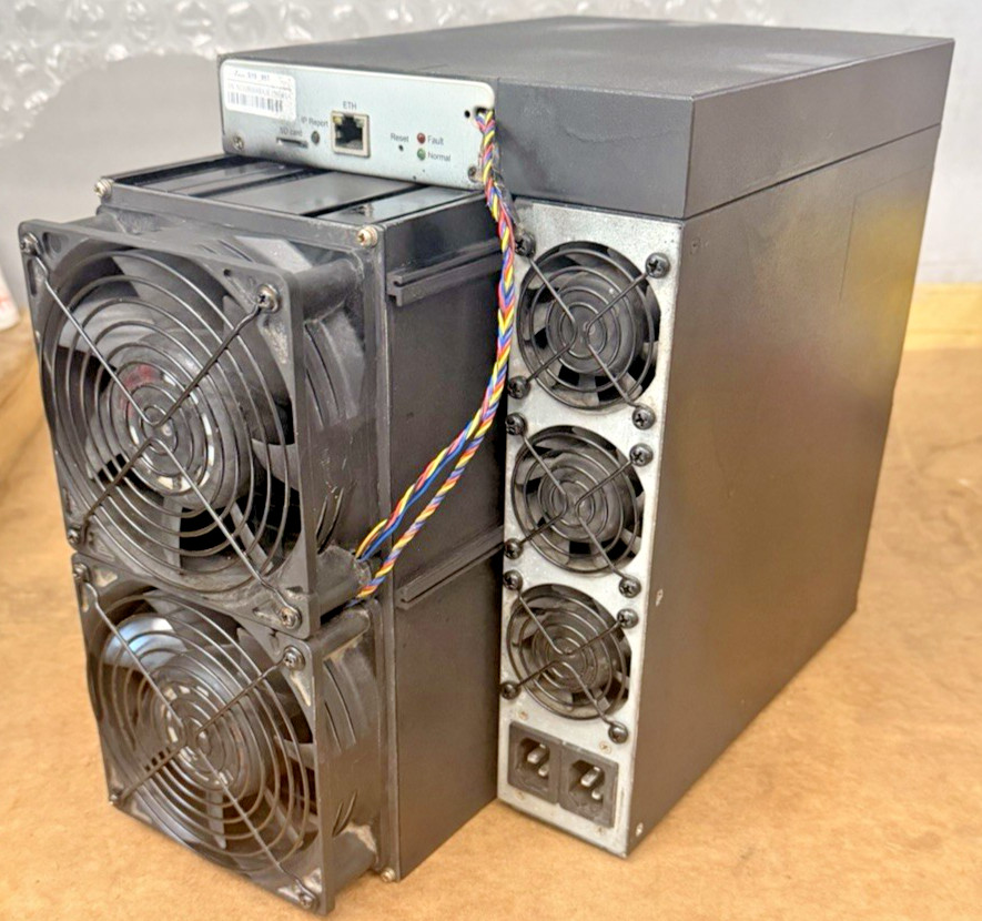 Bitmain Antminer S19 95TH/s Used ASIC Bitcoin Miner – Blackout Temp Coat, Vnish OS Bitmain ASIC bitcoin miner