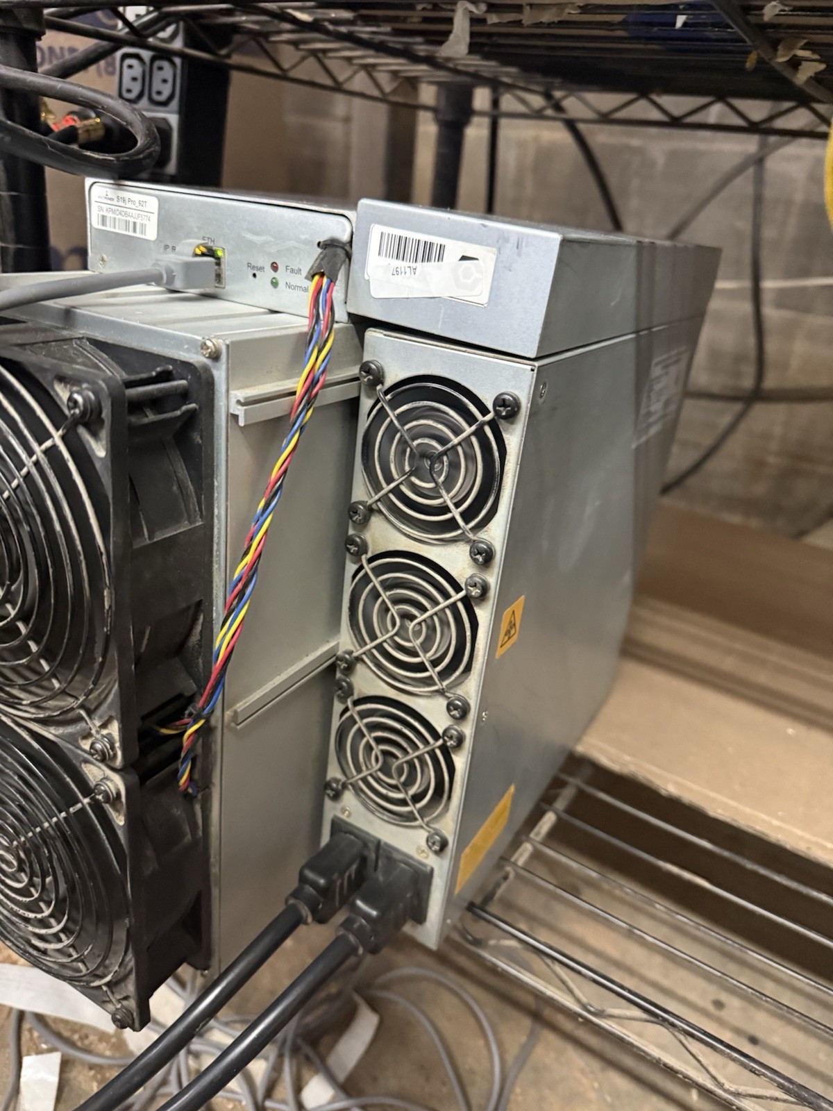 Bitmain Antminer S19j Pro 108TH Used ASIC Bitcoin Miner – Braiins OS Boosted Bitmain ASIC bitcoin miner
