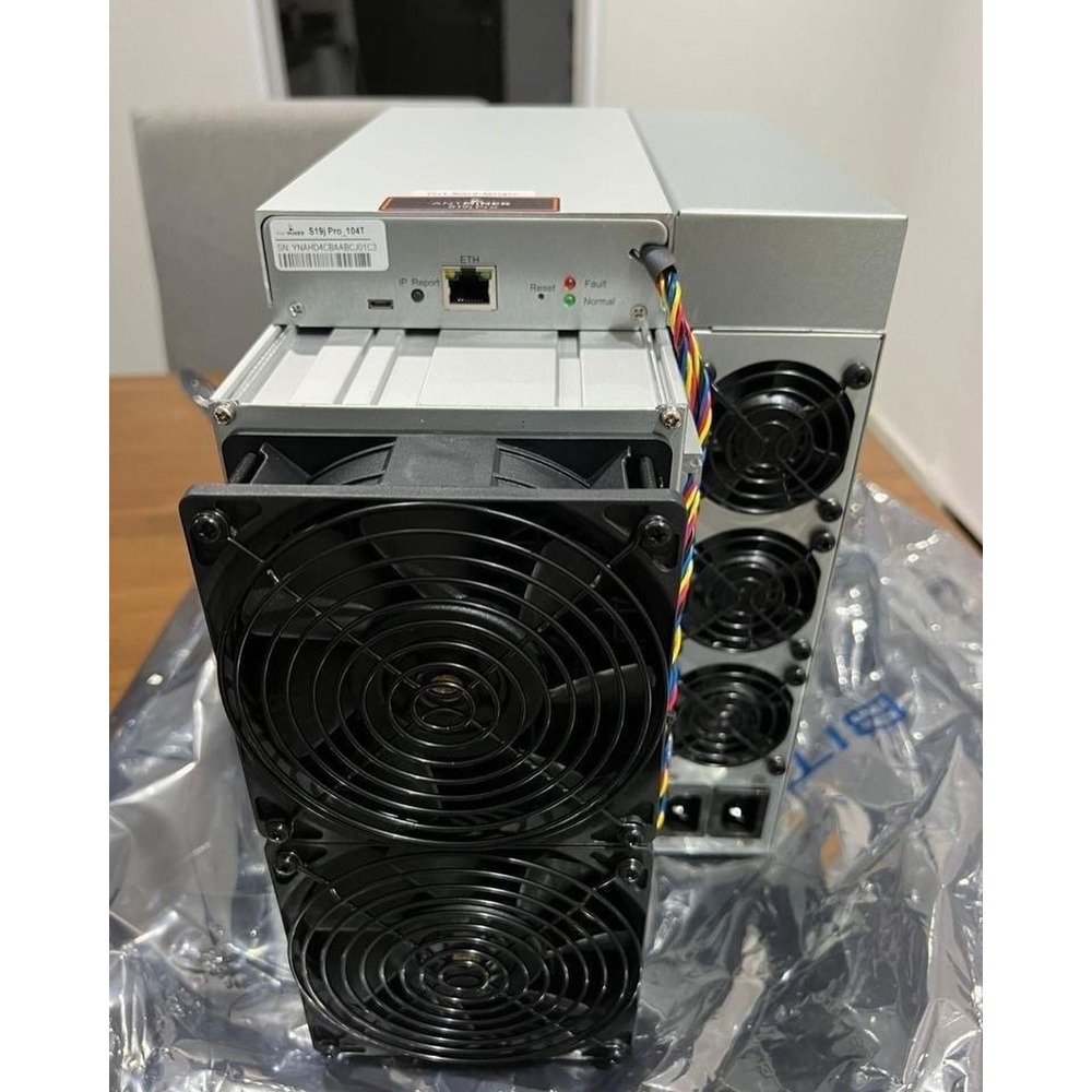 Used Bitmain Antminer S19j Pro 104 TH/s Bitcoin Miner Bitmain ASIC bitcoin miner